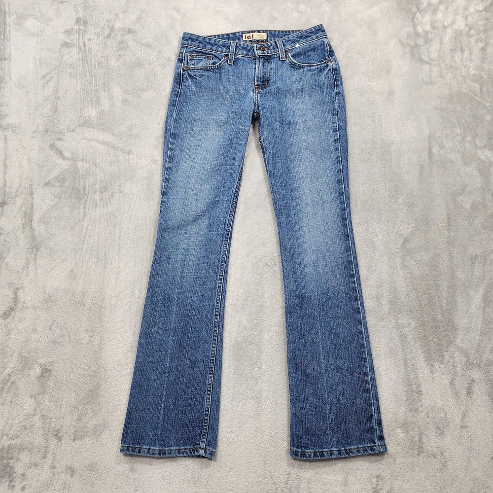 Vintage LEI Jeans Womens 1 Juniors Blue Chelsea Low Rise Bootcut Stretch Casual